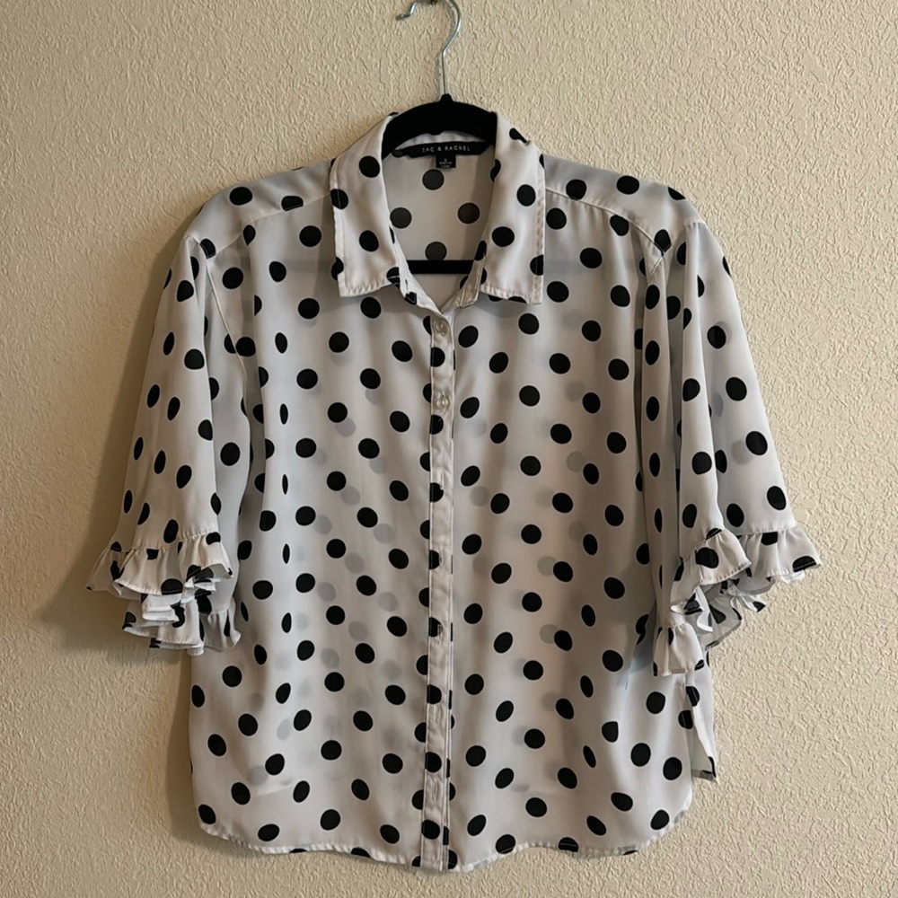 Polka dotted blouse